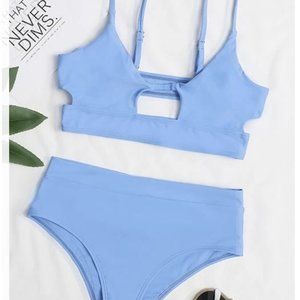 Hollow High Waist Bikini